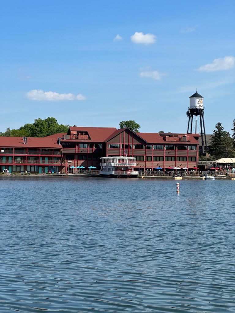 Image of Breezy Point resort from Pelican Lake